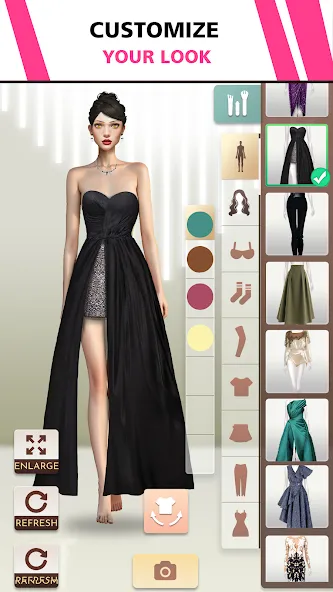 Doll Dress Up:Makeover Girls — последняя версия с модом (Безлимитные монеты и все наряды) — скриншот 4 Doll Dress Up:Makeover Girls — последняя версия с модом (Безлимитные монеты и все наряды) — скриншот 4