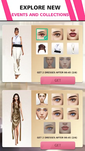Doll Dress Up:Makeover Girls — последняя версия с модом (Безлимитные монеты и все наряды) — скриншот 5 Doll Dress Up:Makeover Girls — последняя версия с модом (Безлимитные монеты и все наряды) — скриншот 5
