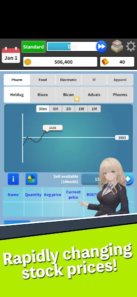 Скачать Stock Game - Capitalism последней версии — Безлимитные деньги и акции — скриншот 1 Скачать Stock Game - Capitalism последней версии — Безлимитные деньги и акции — скриншот 1