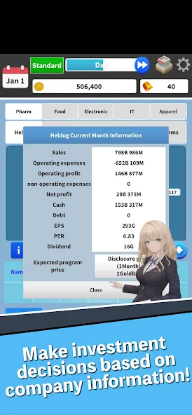 Скачать Stock Game - Capitalism последней версии — Безлимитные деньги и акции — скриншот 2 Скачать Stock Game - Capitalism последней версии — Безлимитные деньги и акции — скриншот 2