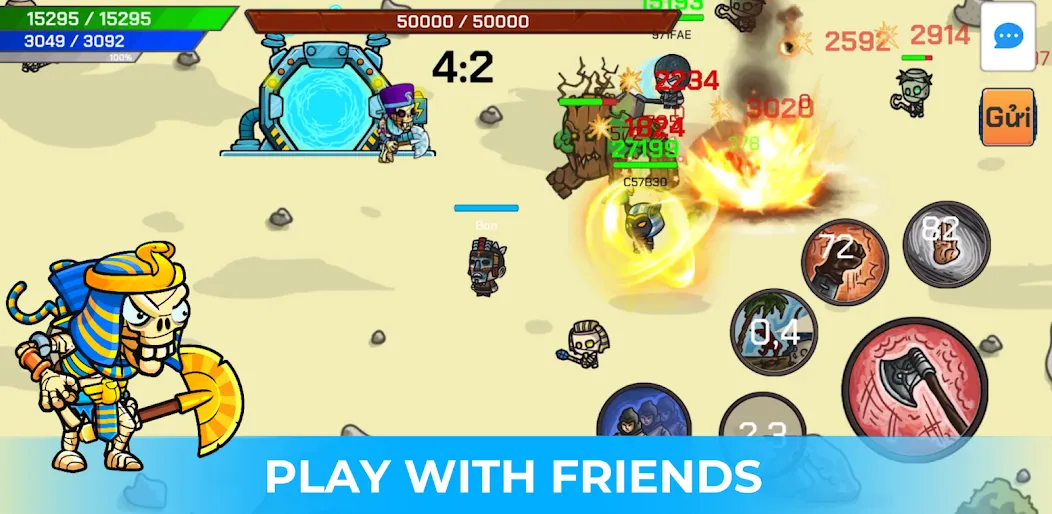 Скачать взлом Chibi Survivor Online — Безлимитные ресурсы и открытые уровни — скриншот 1