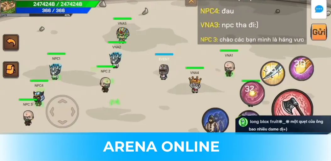 Скачать взлом Chibi Survivor Online — Безлимитные ресурсы и открытые уровни — скриншот 3