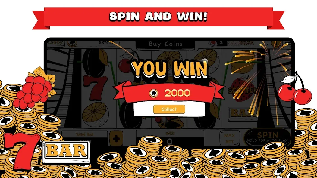 Скачать B&W Casino Mod APK — Безлимитные монеты и разблокированы все столы — скриншот 5