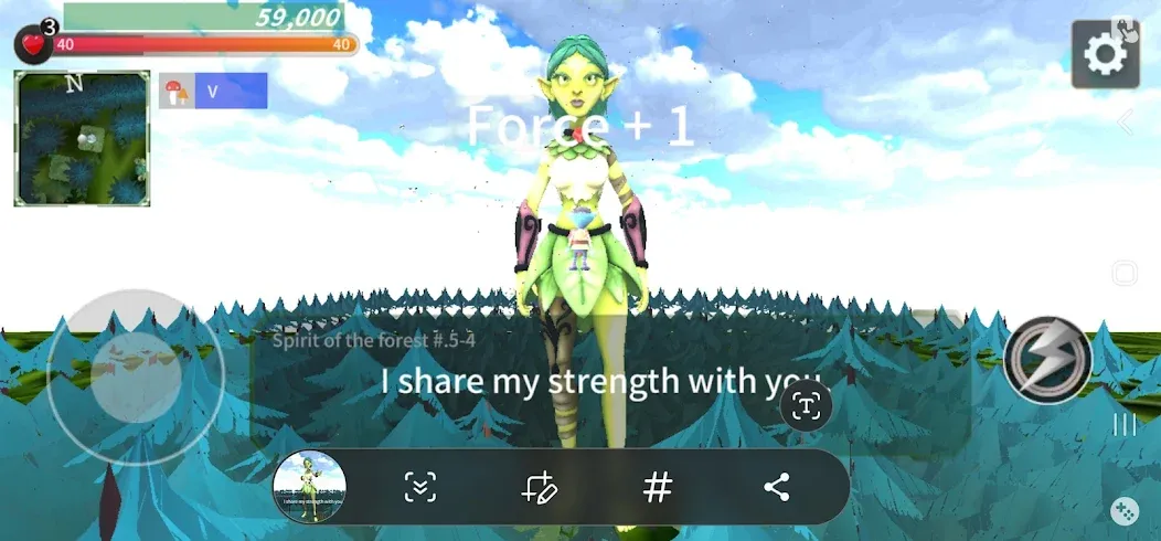 Forest Dimensions взломанный APK — Новые измерения и бесконечные ресурсы — скриншот 2 Forest Dimensions взломанный APK — Новые измерения и бесконечные ресурсы — скриншот 2
