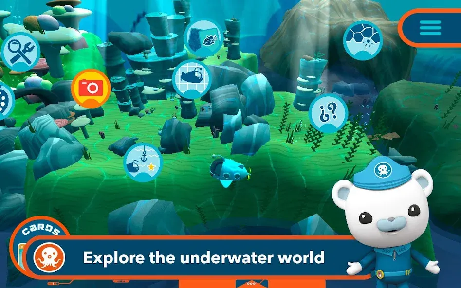 Octonauts and the Whale Shark на телефон — скачать мод: Открыты все уровни и персонажи — скриншот 1 Octonauts and the Whale Shark на телефон — скачать мод: Открыты все уровни и персонажи — скриншот 1