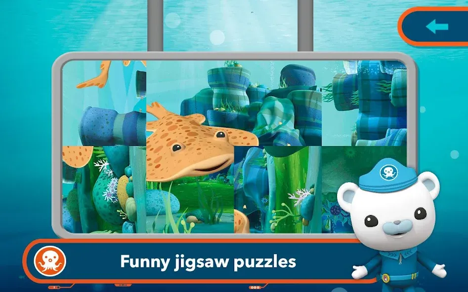 Octonauts and the Whale Shark на телефон — скачать мод: Открыты все уровни и персонажи — скриншот 4 Octonauts and the Whale Shark на телефон — скачать мод: Открыты все уровни и персонажи — скриншот 4