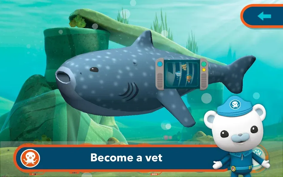Octonauts and the Whale Shark на телефон — скачать мод: Открыты все уровни и персонажи — скриншот 5 Octonauts and the Whale Shark на телефон — скачать мод: Открыты все уровни и персонажи — скриншот 5