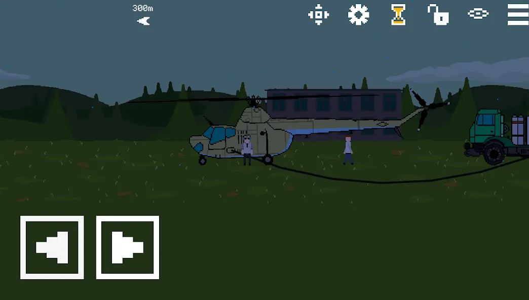 Скачать Pixel Helicopter Simulator мод — Безлимитное топливо и все вертолеты — скриншот 5