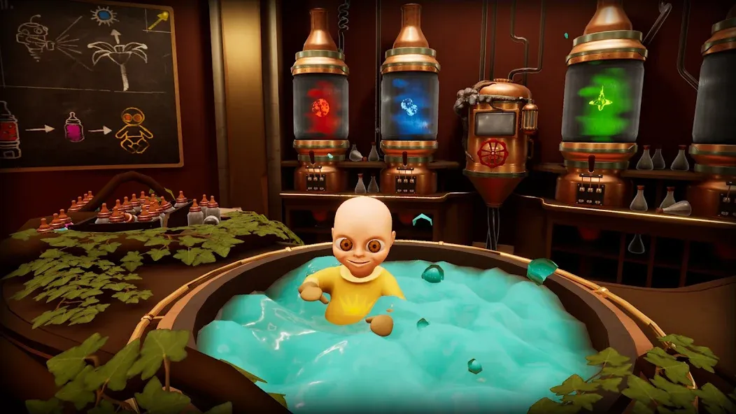The Baby In Yellow MOD APK скачать на Андроид — Разблокированы все уровни и предметы — скриншот 3 The Baby In Yellow MOD APK скачать на Андроид — Разблокированы все уровни и предметы — скриншот 3