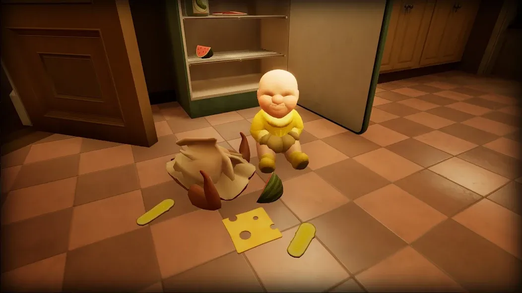 The Baby In Yellow MOD APK скачать на Андроид — Разблокированы все уровни и предметы — скриншот 4 The Baby In Yellow MOD APK скачать на Андроид — Разблокированы все уровни и предметы — скриншот 4