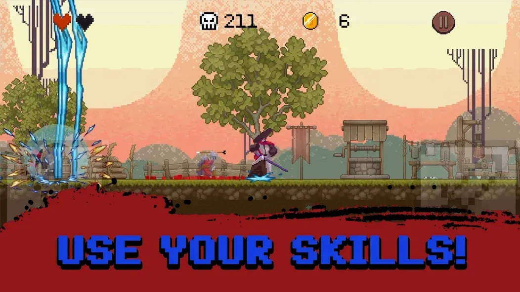 Скачать Thunder Samurai Defend Village на Андроид с модом — Безлимитные деньги и энергия — скриншот 5