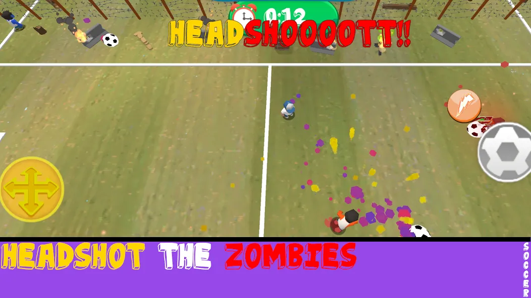 Soccer Apocalypse Survival (Мод: Безлимитные ресурсы и улучшенная экипировка) — скачать на Андроид — скриншот 5 Soccer Apocalypse Survival (Мод: Безлимитные ресурсы и улучшенная экипировка) — скачать на Андроид — скриншот 5