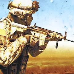 Desert Hawks: Soldier War Game — Безлимитные деньги и оружие, скачать мод APK