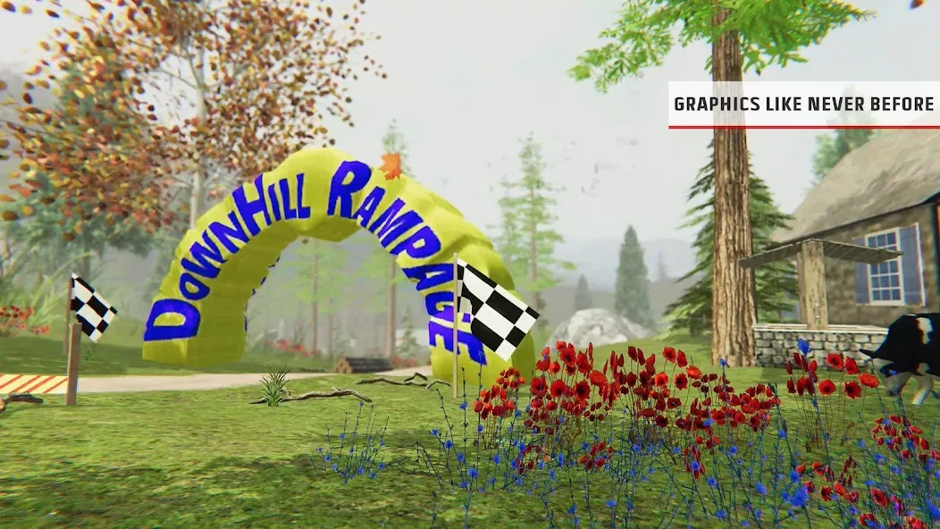 Downhill Republic (Мод: Безлимитные деньги и все трассы открыты) — скачать на Андроид — скриншот 5