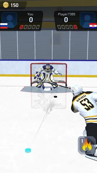 Hockey Game Stars 3D мод на Андроид: Безлимитные деньги и все улучшения — скриншот 2