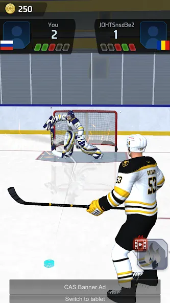 Hockey Game Stars 3D мод на Андроид: Безлимитные деньги и все улучшения — скриншот 5