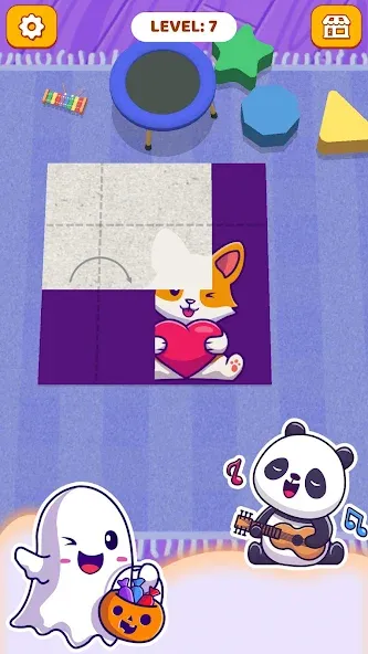 Скачать мод Paper Fold: Paper Puzzle 3D — Без рекламы и открыты все уровни — скриншот 5 Скачать мод Paper Fold: Paper Puzzle 3D — Без рекламы и открыты все уровни — скриншот 5