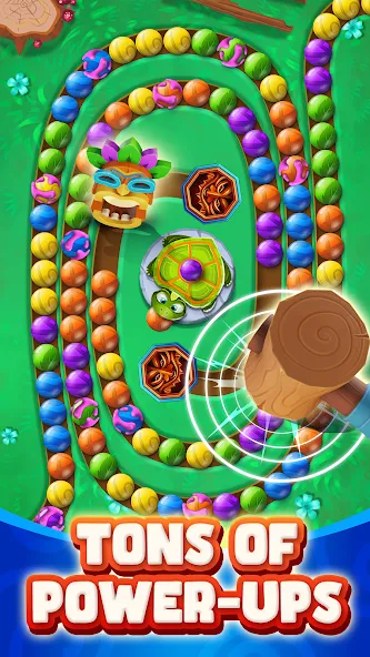 Marble Woka Woka: Jungle Blast на телефон — скачать мод: Безлимитные монеты и жизни — скриншот 2 Marble Woka Woka: Jungle Blast на телефон — скачать мод: Безлимитные монеты и жизни — скриншот 2