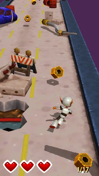 Hmoman Run - Racing game — скачать мод: Бесконечные монеты и ускорение — скриншот 3