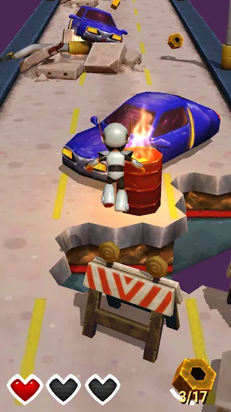 Hmoman Run - Racing game — скачать мод: Бесконечные монеты и ускорение — скриншот 5