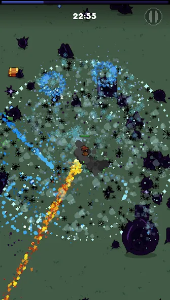 Mages Survival на телефон — скачать мод: Безлимитная мана и усиленные заклинания — скриншот 2