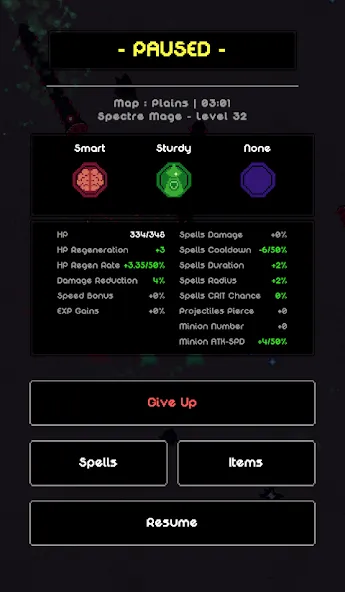 Mages Survival на телефон — скачать мод: Безлимитная мана и усиленные заклинания — скриншот 4