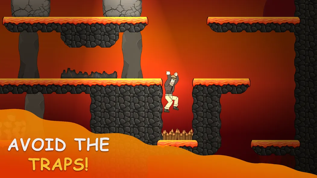 Volcano Escape MOD APK скачать на Андроид — Безлимитные деньги и все уровни открыты — скриншот 4
