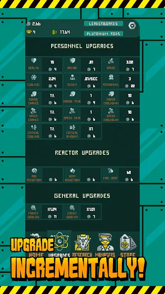 Critical - Incremental Reactor (Мод: Без рекламы и много ресурсов) — скачать на Андроид — скриншот 3 Critical - Incremental Reactor (Мод: Без рекламы и много ресурсов) — скачать на Андроид — скриншот 3