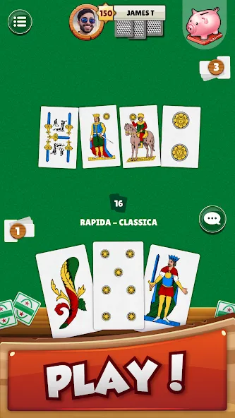 Scopa - Italian Card Game на телефон — скачать мод: Безлимитные монеты и все карты открыты — скриншот 1 Scopa - Italian Card Game на телефон — скачать мод: Безлимитные монеты и все карты открыты — скриншот 1