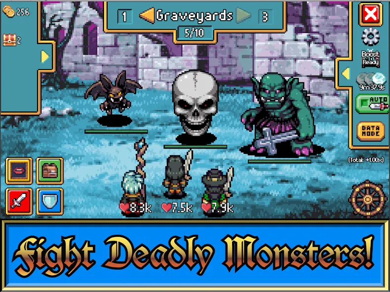 Wizard's Wheel 2: Idle RPG — взломанная версия, Безлимитные деньги и мана — скриншот 1