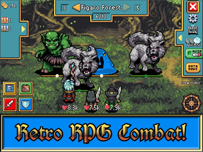 Wizard's Wheel 2: Idle RPG — взломанная версия, Безлимитные деньги и мана — скриншот 3