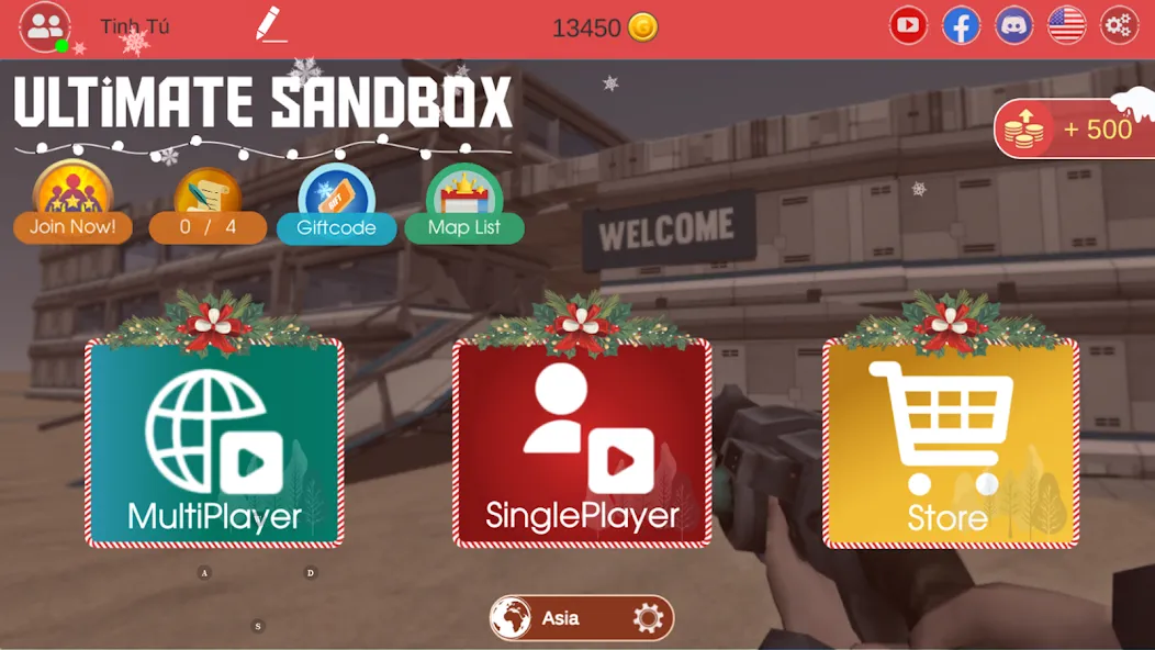 Ultimate Sandbox: Mod Online (Мод: Безлимитные ресурсы и онлайн-режим) — скачать на Андроид — скриншот 1 Ultimate Sandbox: Mod Online (Мод: Безлимитные ресурсы и онлайн-режим) — скачать на Андроид — скриншот 1