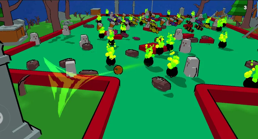 Скачать MiniGolf Madness: Halloween последней версии — Безлимитные мячи и открыты все уровни — скриншот 2 Скачать MiniGolf Madness: Halloween последней версии — Безлимитные мячи и открыты все уровни — скриншот 2