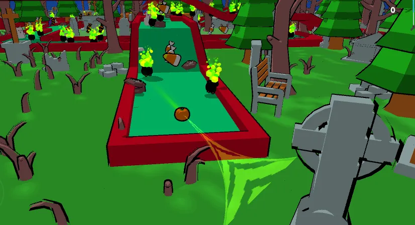 Скачать MiniGolf Madness: Halloween последней версии — Безлимитные мячи и открыты все уровни — скриншот 5 Скачать MiniGolf Madness: Halloween последней версии — Безлимитные мячи и открыты все уровни — скриншот 5
