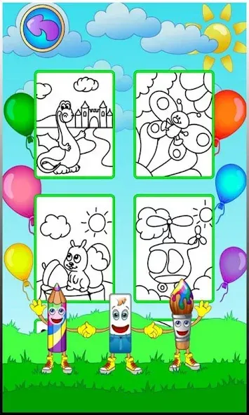 Coloring pages — последняя версия с модом (Разблокированы все раскраски и инструменты) — скриншот 2 Coloring pages — последняя версия с модом (Разблокированы все раскраски и инструменты) — скриншот 2