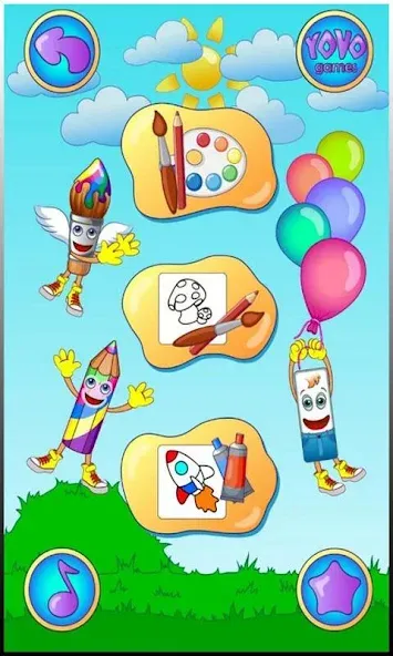 Coloring pages — последняя версия с модом (Разблокированы все раскраски и инструменты) — скриншот 5 Coloring pages — последняя версия с модом (Разблокированы все раскраски и инструменты) — скриншот 5