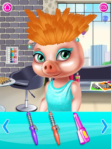 Скачать Beauty salon: hair salon на Андроид с модом — Безлимитные деньги и всё открыто — скриншот 3