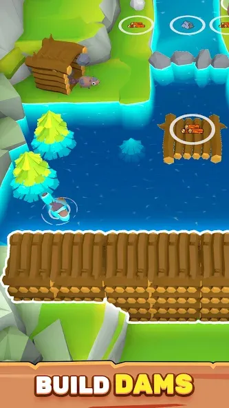 Beaver Builder MOD APK скачать на Андроид — Безлимитные ресурсы и открыты все уровни — скриншот 2 Beaver Builder MOD APK скачать на Андроид — Безлимитные ресурсы и открыты все уровни — скриншот 2