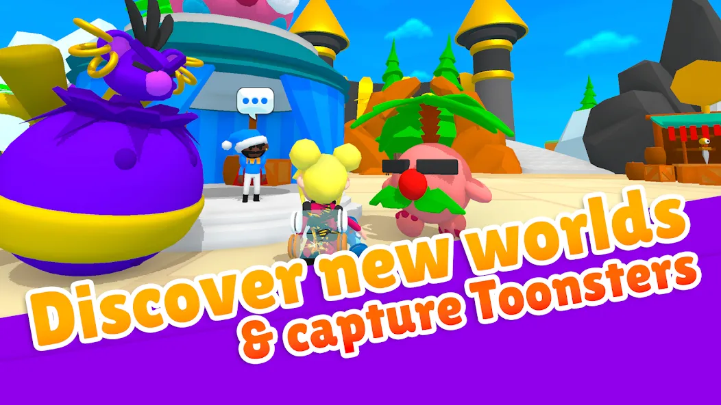 Toonsters: Crossing Worlds бесплатно на Андроид — мод: Новые миры и безлимитные ресурсы — скриншот 2