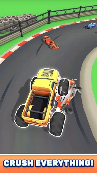 Скачать Monster Truck Rampage бесплатно — Безлимитные деньги и усиленные машины — скриншот 2 Скачать Monster Truck Rampage бесплатно — Безлимитные деньги и усиленные машины — скриншот 2