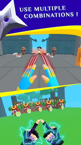 Ninja Hands взлом APK — Неограниченная энергия и все улучшения — скриншот 2 Ninja Hands взлом APK — Неограниченная энергия и все улучшения — скриншот 2