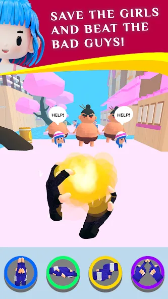 Ninja Hands взлом APK — Неограниченная энергия и все улучшения — скриншот 3 Ninja Hands взлом APK — Неограниченная энергия и все улучшения — скриншот 3