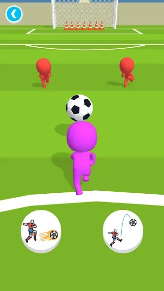 Soccer Runner на телефон — скачать мод: Без рекламы и бесконечные монеты — скриншот 1