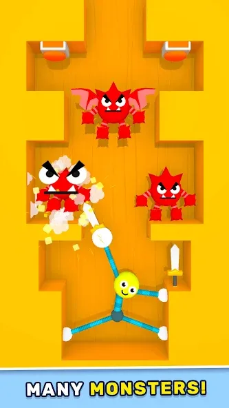 Stretch Guy MOD APK скачать на Андроид — Безлимитные деньги и все уровни открыты — скриншот 5 Stretch Guy MOD APK скачать на Андроид — Безлимитные деньги и все уровни открыты — скриншот 5