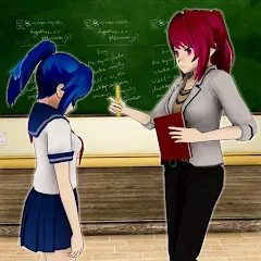 Anime Girl School Teacher 3D взлом на Андроид — Безлимитные деньги и все персонажи