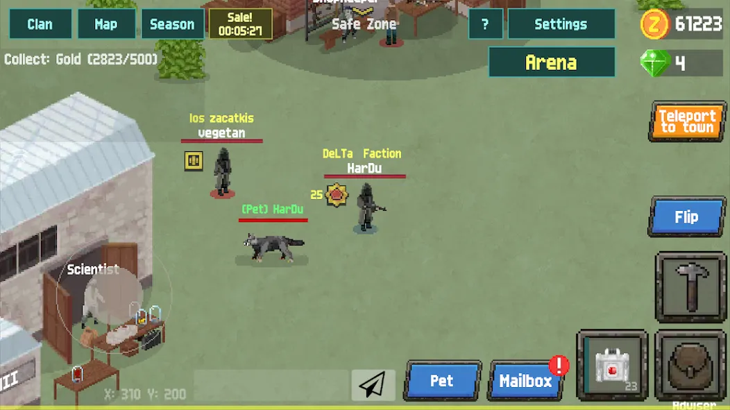 Zombix Online взломанный APK — Много денег и ресурсов — скриншот 1 Zombix Online взломанный APK — Много денег и ресурсов — скриншот 1