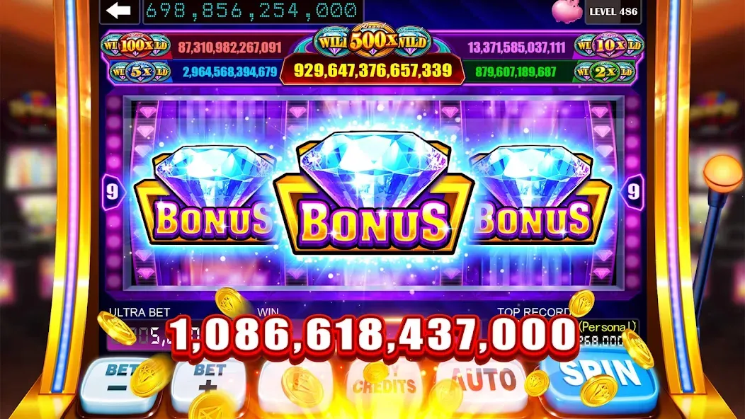 Classic Slots™ - Casino Games (Мод: Безлимитные монеты и бонусы) — скачать на Андроид — скриншот 5 Classic Slots™ - Casino Games (Мод: Безлимитные монеты и бонусы) — скачать на Андроид — скриншот 5