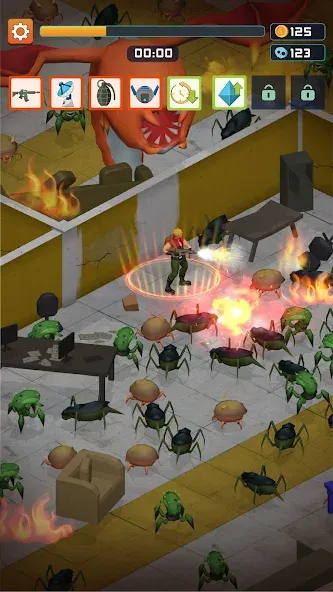 Скачать Alien Survivor на Андроид с модом — Безлимитное здоровье и оружие — скриншот 5 Скачать Alien Survivor на Андроид с модом — Безлимитное здоровье и оружие — скриншот 5