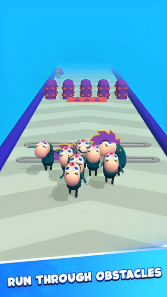 Merge Master: Monster Run 3D взломанный APK — Безлимитные деньги и энергия — скриншот 2
