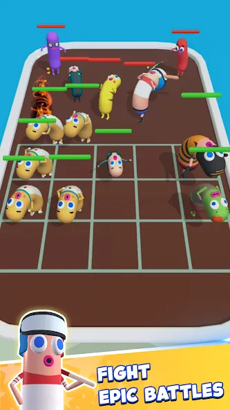 Merge Master: Monster Run 3D взломанный APK — Безлимитные деньги и энергия — скриншот 3
